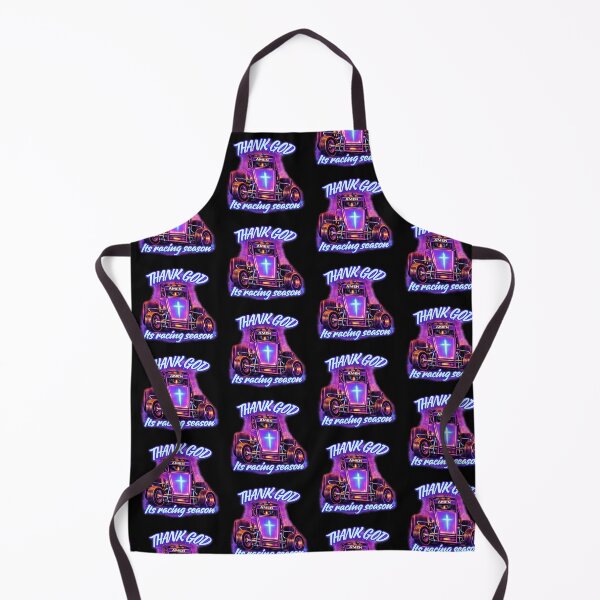 Item preview, Thank God It’s Racing Season Neon Sprint Car designed and sold by MACodDesigns.