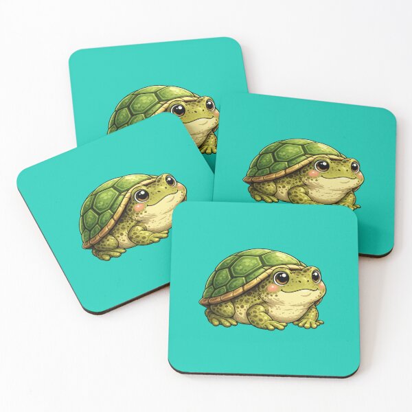 Item preview, Croak with a turtle shell designed and sold by FroggyOnly.