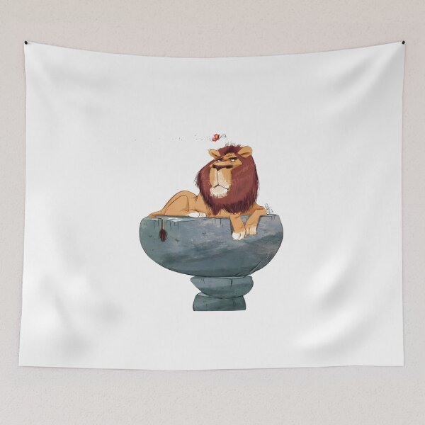 Item preview, lion on the rock designed and sold by kilziahanirra.