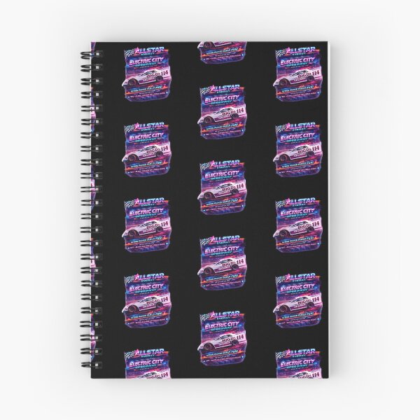 Item preview, Electric City Speedway 114 Retro Neon Racing Poster designed and sold by MACodDesigns.