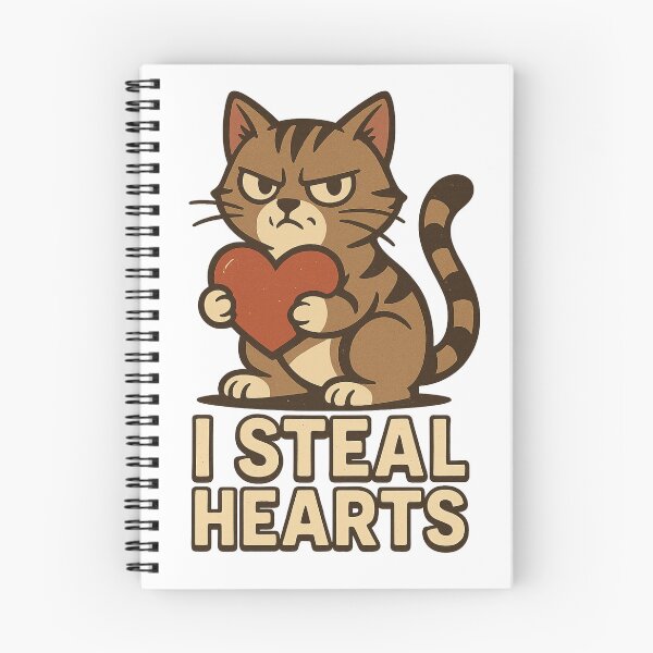 Item preview, Cat Stealing Hearts designed and sold by BenezArt.