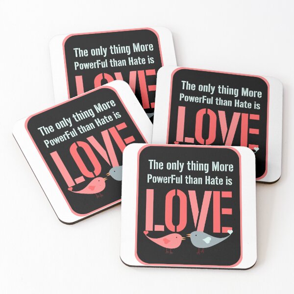 Item preview, The Only Thing More Powerful Than Hate Is Love designed and sold by ArtsyExplorer.