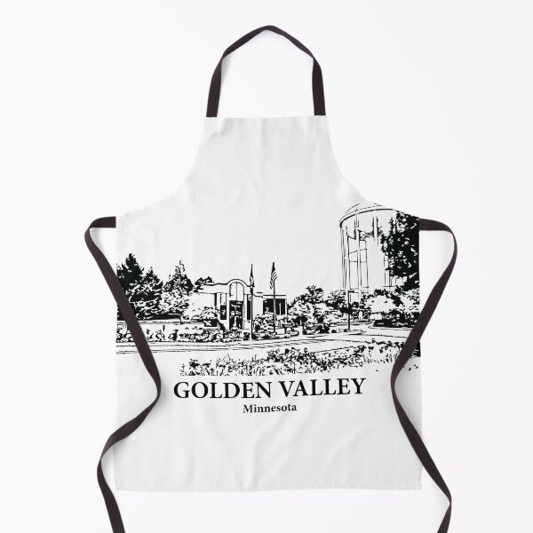 Item preview, Golden Valley MN - Ink Cityscape Illustration designed and sold by Lakeric Cityscapes.
