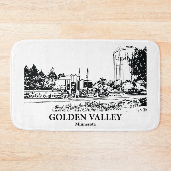 Item preview, Golden Valley MN - Ink Cityscape Illustration designed and sold by Lakeric Cityscapes.