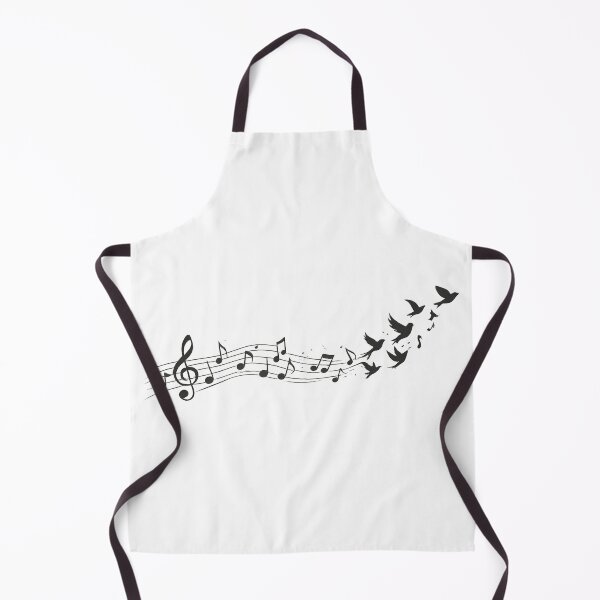 Item preview, Music Notes Transforming into Flying Birds - Musical Freedom Silhouette Art Design designed and sold by Greemo03.
