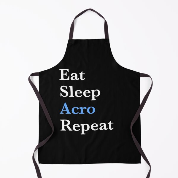 Item preview, Eat Sleep Acro Repeat – Acro Dance Girl- Blue Design designed and sold by Merchido.