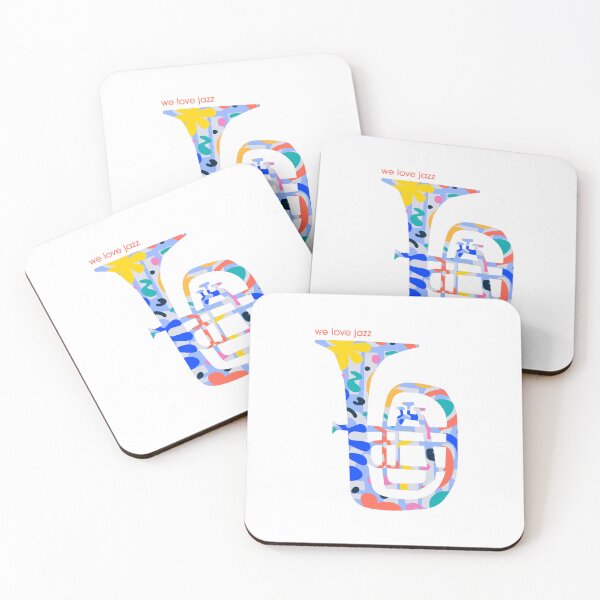 Item preview, WE LOVE JAZZ TUBA FLORAL DESIGN - JAZZ BAND LOVER GIFT designed and sold by PhokaPhokich.