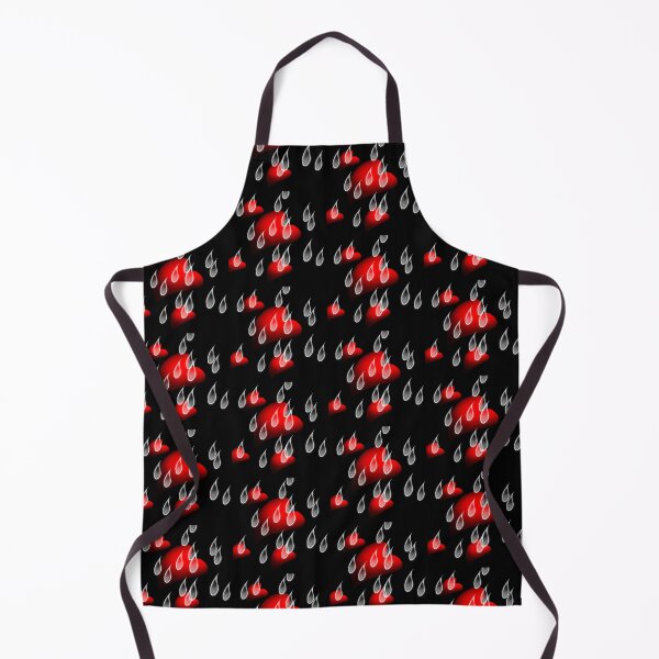 Item preview, Dark Blushing rain heart drops– Romantic Heart Blossom Digital Art” designed and sold by kerissfantasyart .