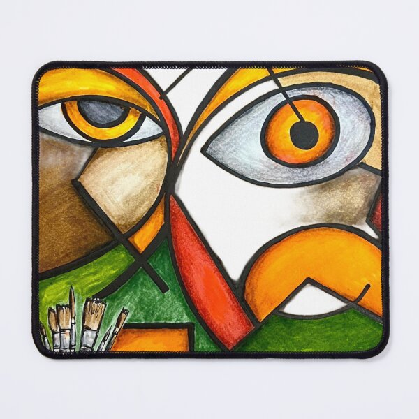 Item preview, Abstract art using shapes and colour designed and sold by alexgeiart.