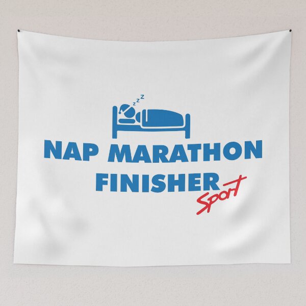 Item preview, Nap Marathon Finisher Funny Sports Irony Sleep Athlete designed and sold by smileempire.