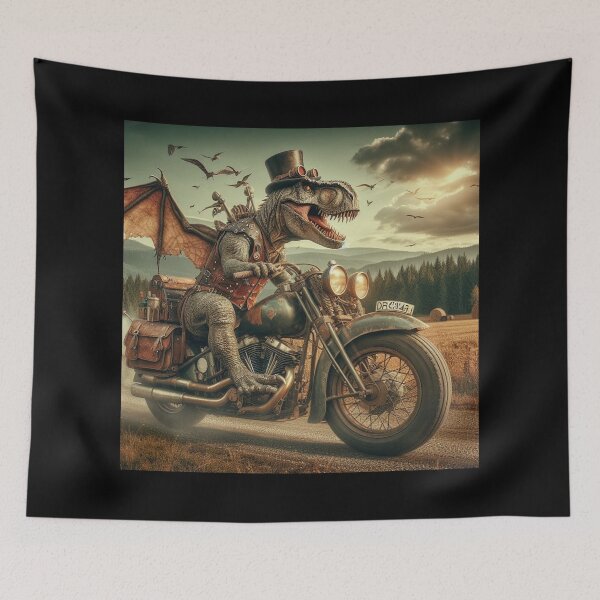 Item preview, Steampunk Dinosaur Rebel Ride designed and sold by Sybille-Yates.