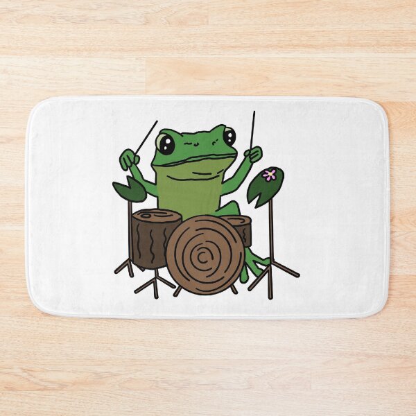 Item preview, Frog on the Log Drums designed and sold by ViolaMangoes.