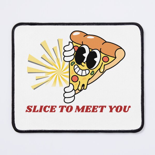 Item preview, Slice to Meet You Funny Pizza Shirt – Cute Food Pun Design designed and sold by M.Store.
