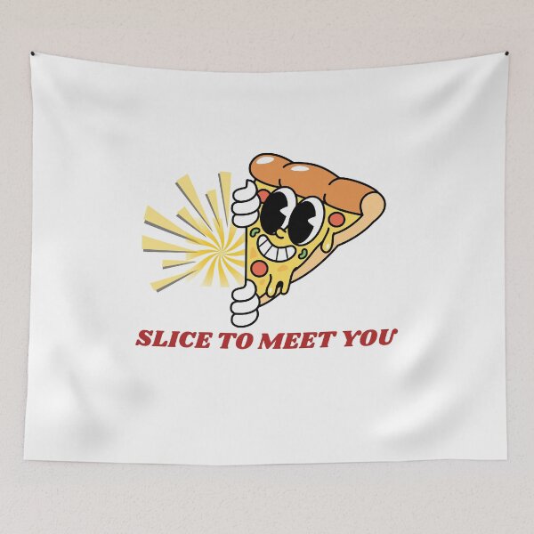 Item preview, Slice to Meet You Funny Pizza Shirt – Cute Food Pun Design designed and sold by M.Store.