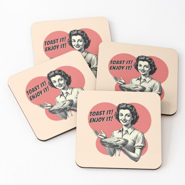 Item preview, Toast It! Funny Retro Book Lover Sarcasm designed and sold by PriyaMagic.