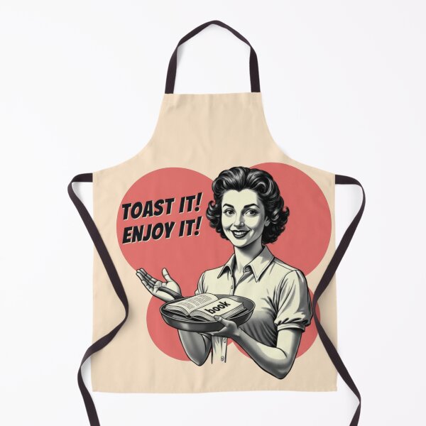 Item preview, Toast It! Funny Retro Book Lover Sarcasm designed and sold by PriyaMagic.