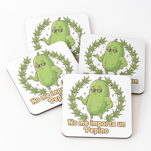 Item preview, No Me Importa Un Pepino - Funny Spanish Sassy Cucumber designed and sold by OrlyLaWizard.