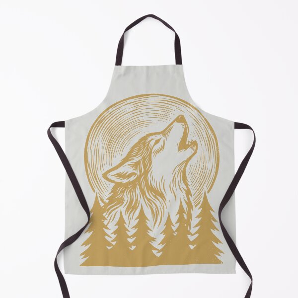 Item preview, Howling Wolf - Vintage Woodcut Art designed and sold by DigitalGlade.
