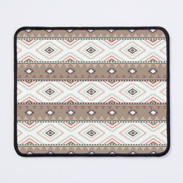 Item preview, Boho Tribal Geometric Aztec Pattern in Earth Tones designed and sold by SolutionsArt.