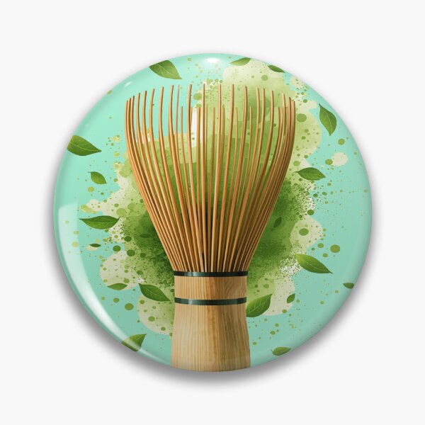 Item preview, Matcha Green Tea Whisk - Japanese Lifestyle Foodie Art designed and sold by Ink Dynasty.