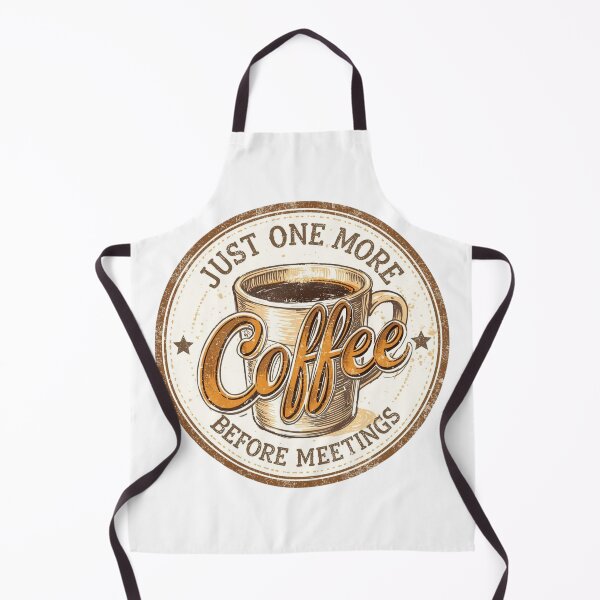 Item preview, Just One More Coffee Before Meetings – Work Humor Shirt designed and sold by KapiPrint.