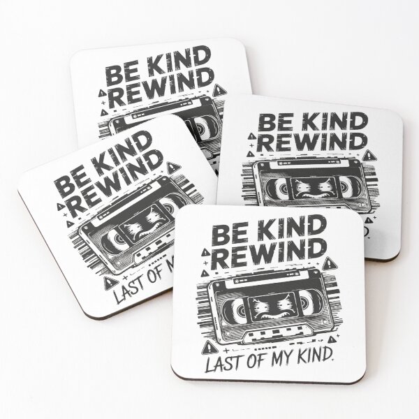 Item preview, Be Kind Rewind Retro Cassette Tape | Last of My Kind Vintage Art designed and sold by Nomadic-Prints.