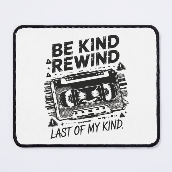 Item preview, Be Kind Rewind Retro Cassette Tape | Last of My Kind Vintage Art designed and sold by Nomadic-Prints.