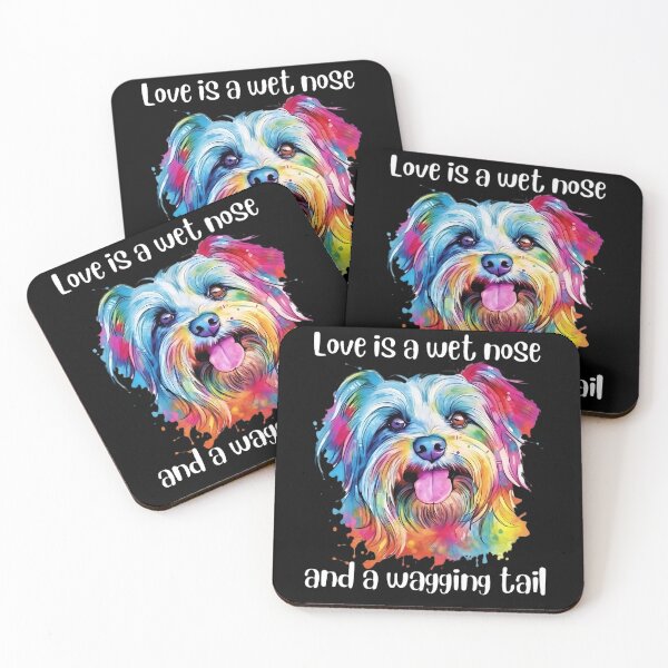 Item preview, Funny Painted Dog Yorkshire Terrier Comedy T-Shirt Tee designed and sold by FunnyTeeShirtuk.