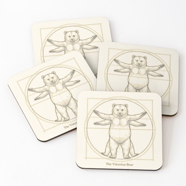 Item preview, Vitruvian Bear designed and sold by evokerys.