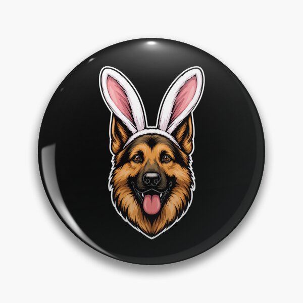 Item preview, German Shepherd Bunny Ears Easter Dog Toddler Kids Women designed and sold by clothesy7.