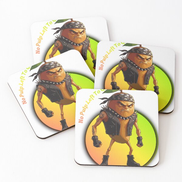 Item preview, Edgy Rocker Mango - No Pulp Left To Give Pun designed and sold by MikesLab.