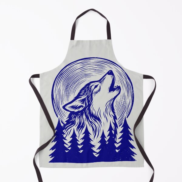 Item preview, Howling Wolf - Vintage Woodcut Art designed and sold by DigitalGlade.