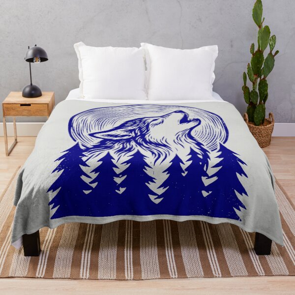 Item preview, Howling Wolf - Vintage Woodcut Art designed and sold by DigitalGlade.