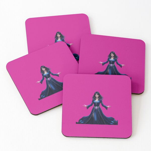 Item preview, Midnight Magic Sorceress Fantasy Character Sticker designed and sold by Scro-Ciob-Shop.