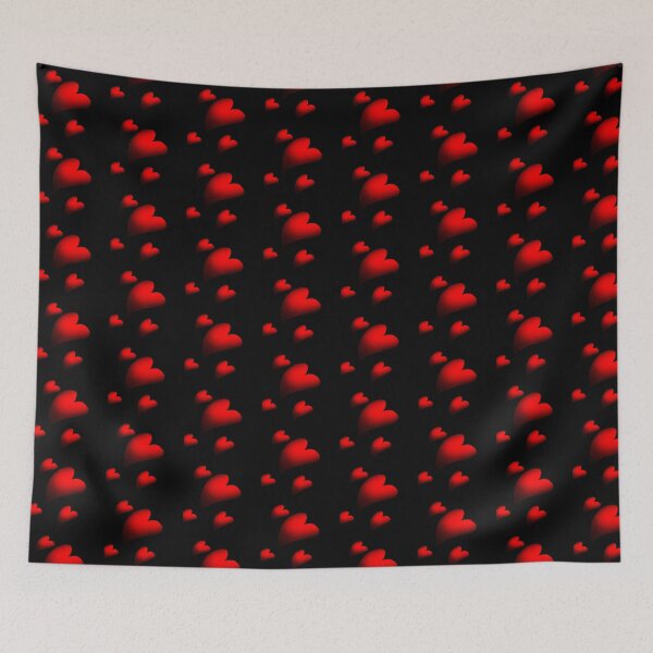 Item preview, Cute heart drops– Romantic Heart Blossom Digital Art” designed and sold by kerissfantasyart .