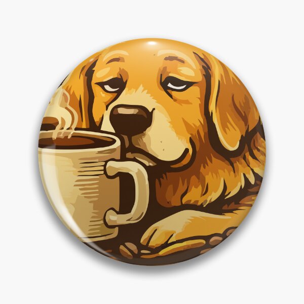 Item preview, No Thoughts Just Golden Retriver – Funny Dog Meme designed and sold by OneMoments.