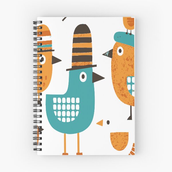 Item preview, Retro Bird Parade Geometric Mid-Century Wall Art designed and sold by zamew.