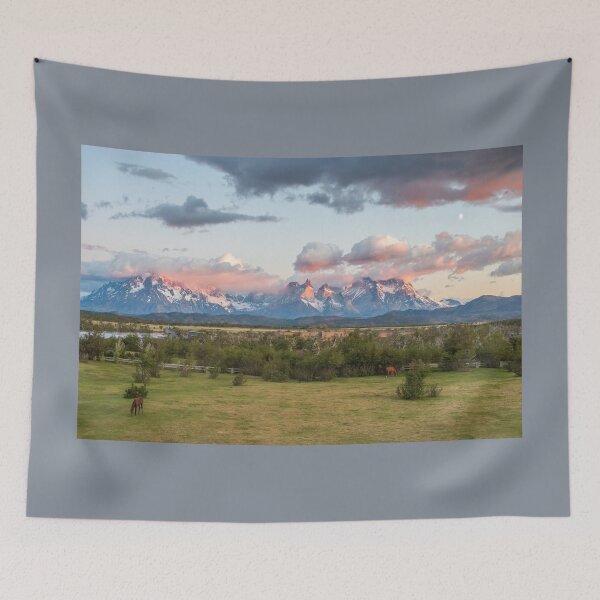 Item preview, Chile. Torres del Paine National Park. Sunrise. View from the Hotel's Window. designed and sold by vadim19.