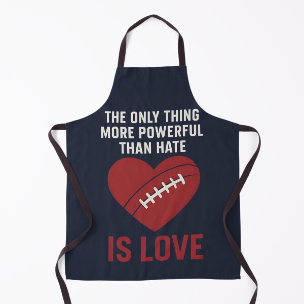 Item preview, The Only Thing More Powerful Than Hate Is Love Football Heart Graphic Design designed and sold by Uglyandcute.