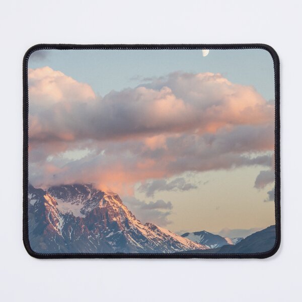 Item preview, Chile. Torres del Paine National Park. Sunrise with Half Moon. designed and sold by vadim19.