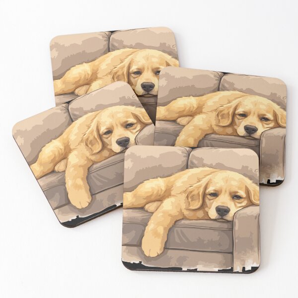 Item preview, Couch Mode Golden Retriver designed and sold by OneMoments.