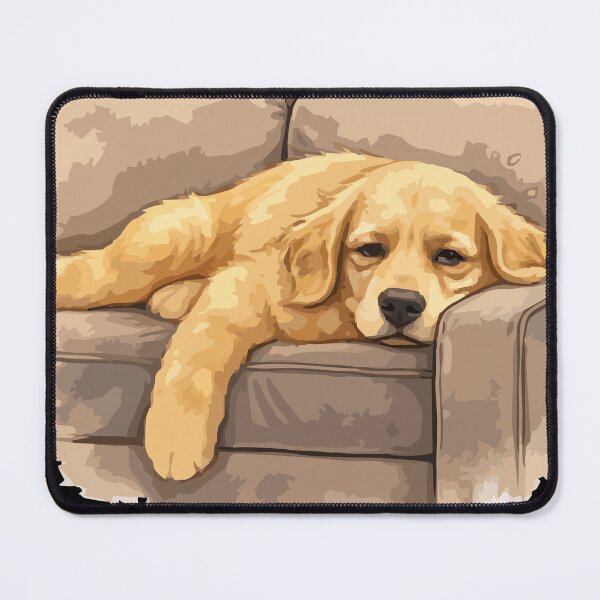 Item preview, Couch Mode Golden Retriver designed and sold by OneMoments.
