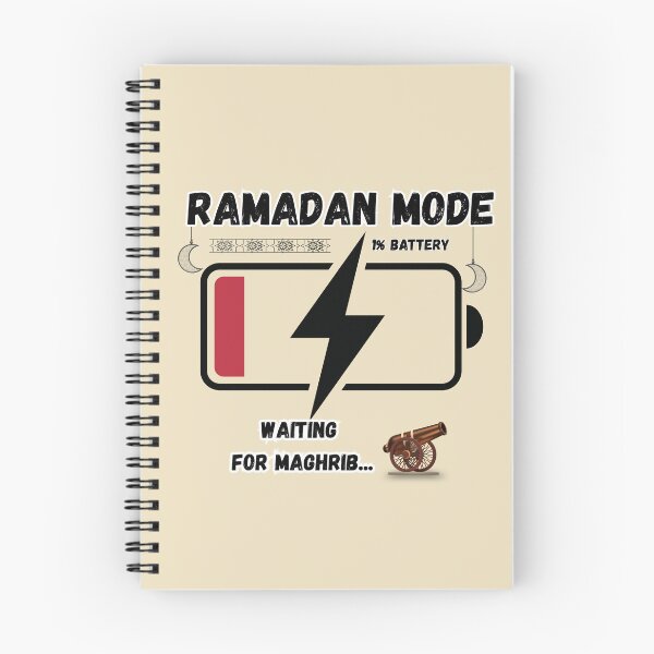 Item preview, Ramadan Mode: Battery 1% - Humor about Fasting and Fatigue designed and sold by NA7Art.