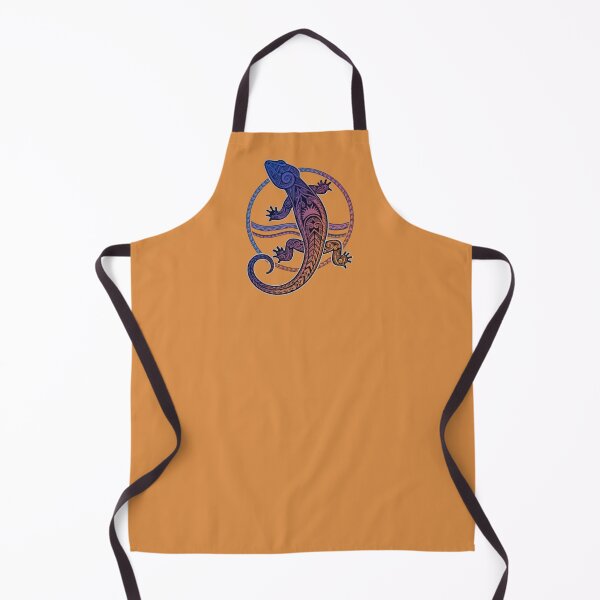 Item preview, Polynesian Tribal Gecko Circle – Mystic Wave Guardian designed and sold by SilentPowerArt.