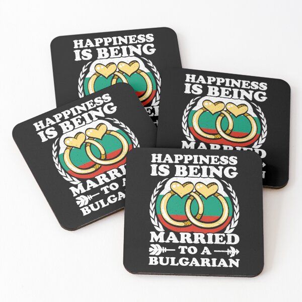 Item preview, Happiness Is Being Married To A Bulgarian  designed and sold by GabbyKash.