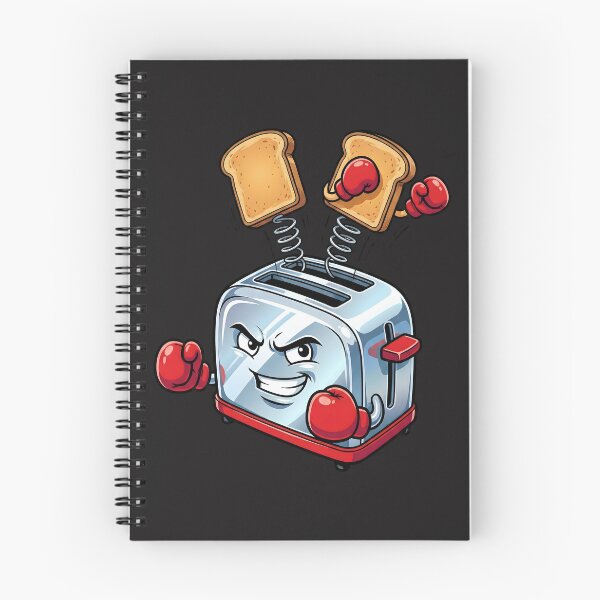 Item preview, The Morning Contender: Knockout Toast & Toaster Art designed and sold by AwesomeBeyondLimits.