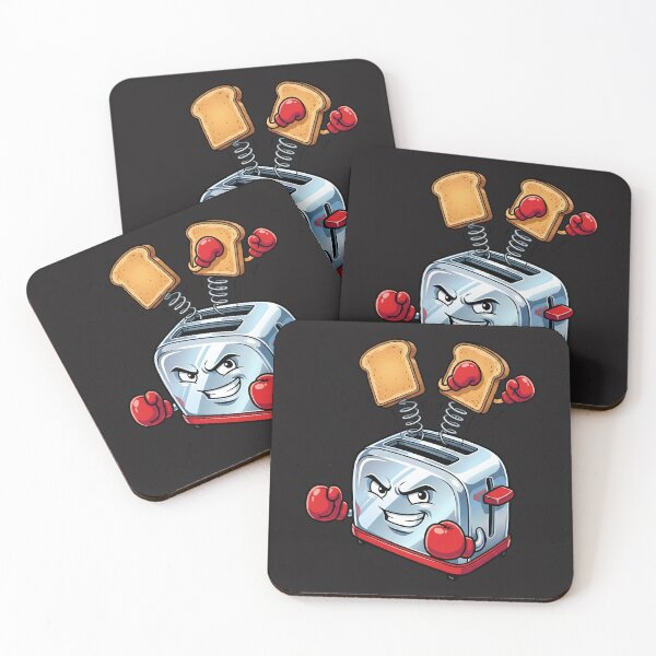 Item preview, The Morning Contender: Knockout Toast & Toaster Art designed and sold by AwesomeBeyondLimits.