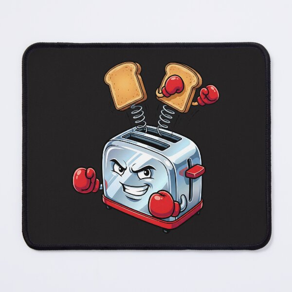 Item preview, The Morning Contender: Knockout Toast & Toaster Art designed and sold by AwesomeBeyondLimits.