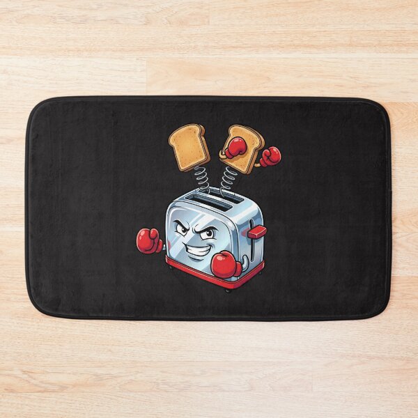 Item preview, The Morning Contender: Knockout Toast & Toaster Art designed and sold by AwesomeBeyondLimits.