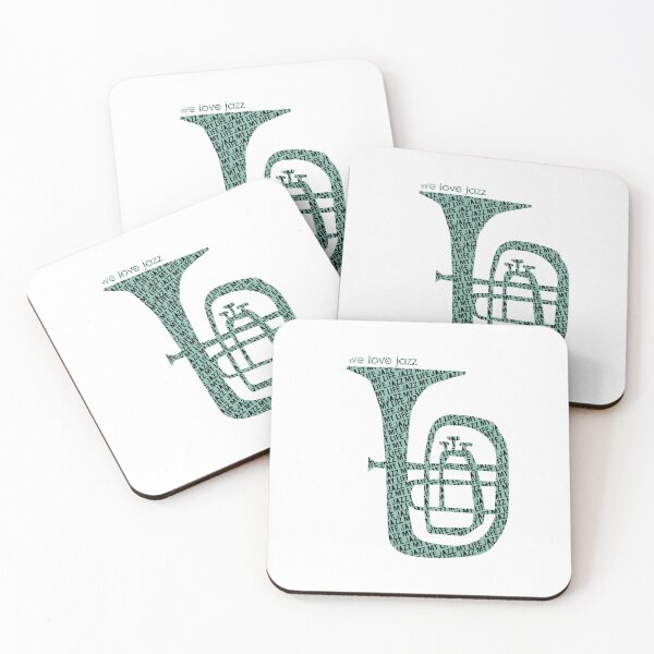 Artikelvorschau, WIR LIEBEN JAZZ-TUBA-DESIGN - GESCHENK FÜR JAZZ-BAND-FANS entworfen und verkauft von PhokaPhokich.